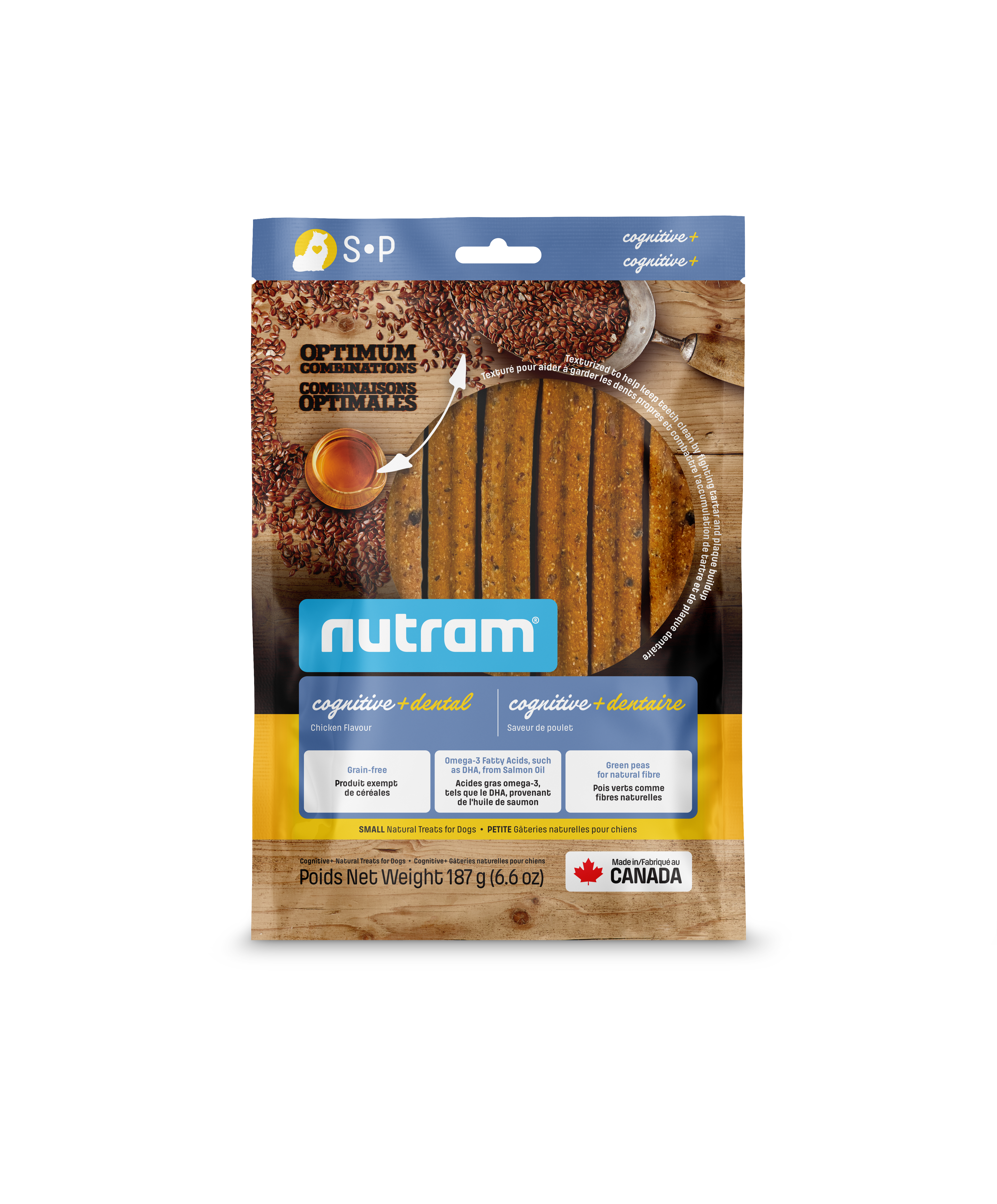 Nutram Optimum Combinations Cognitive+ Stick Dog Treat