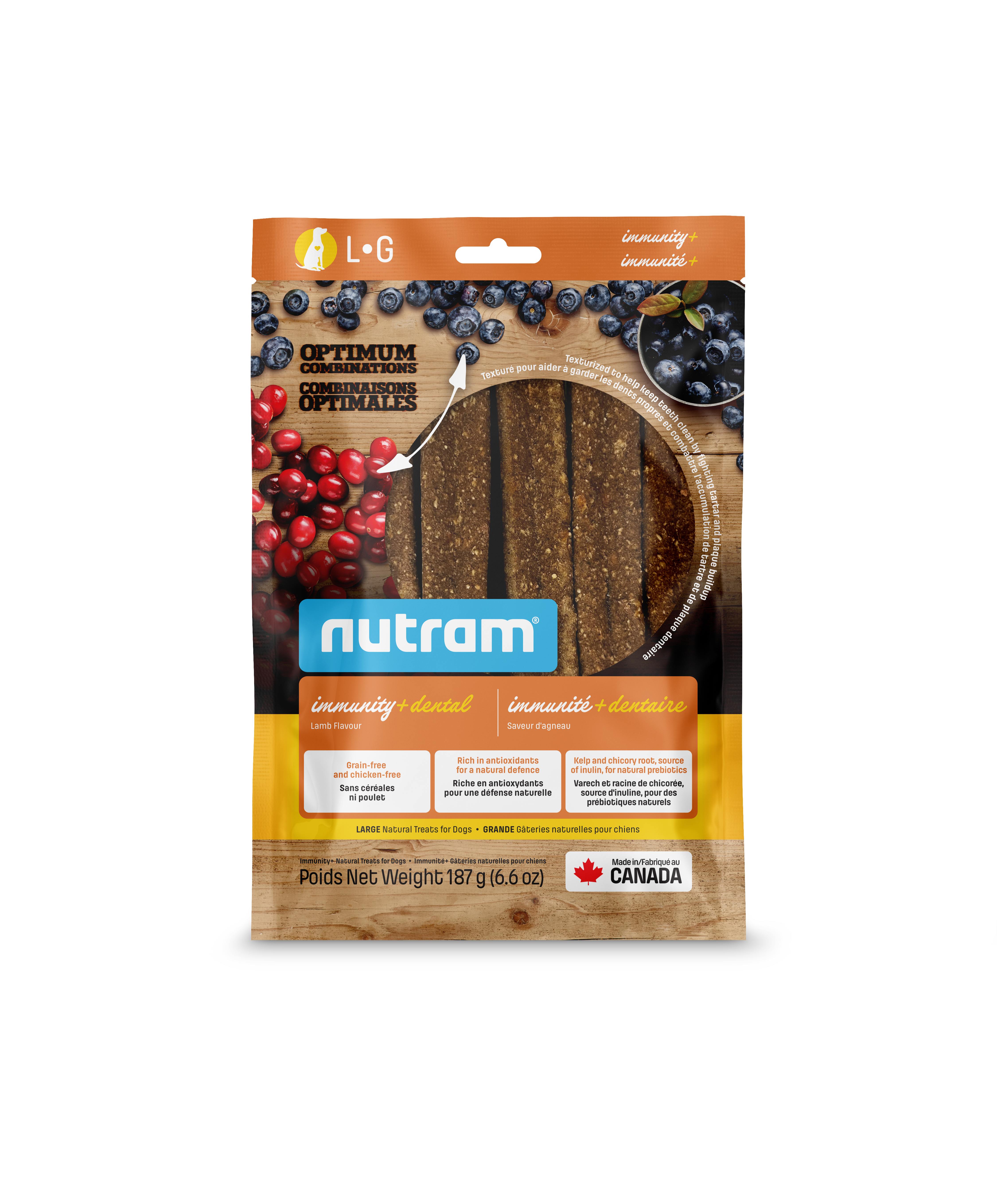 Nutram Optimum Combinations Immunity+ Stick Dog Treat