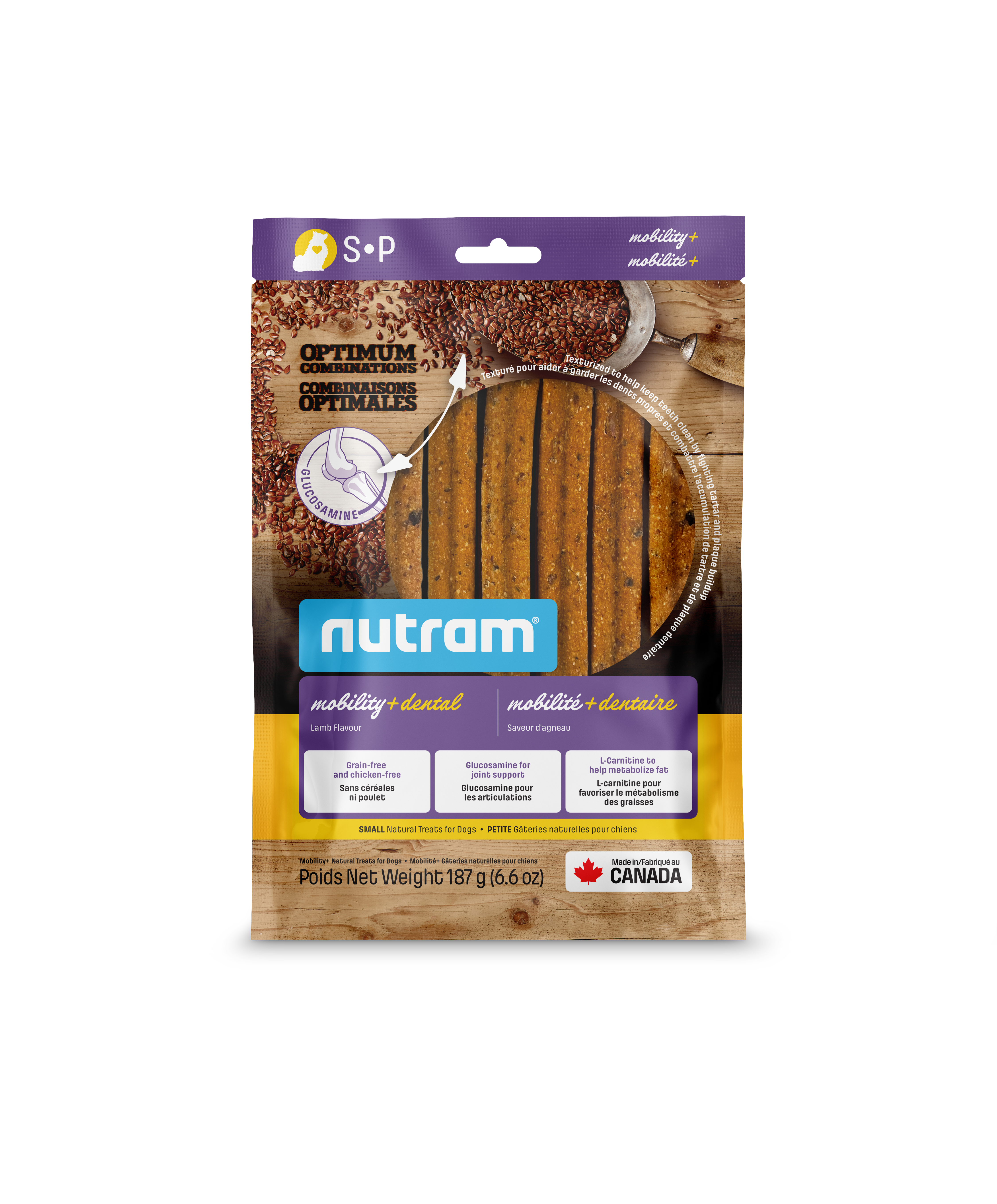 Nutram Optimum Combinations Mobility+ Stick Dog Treat