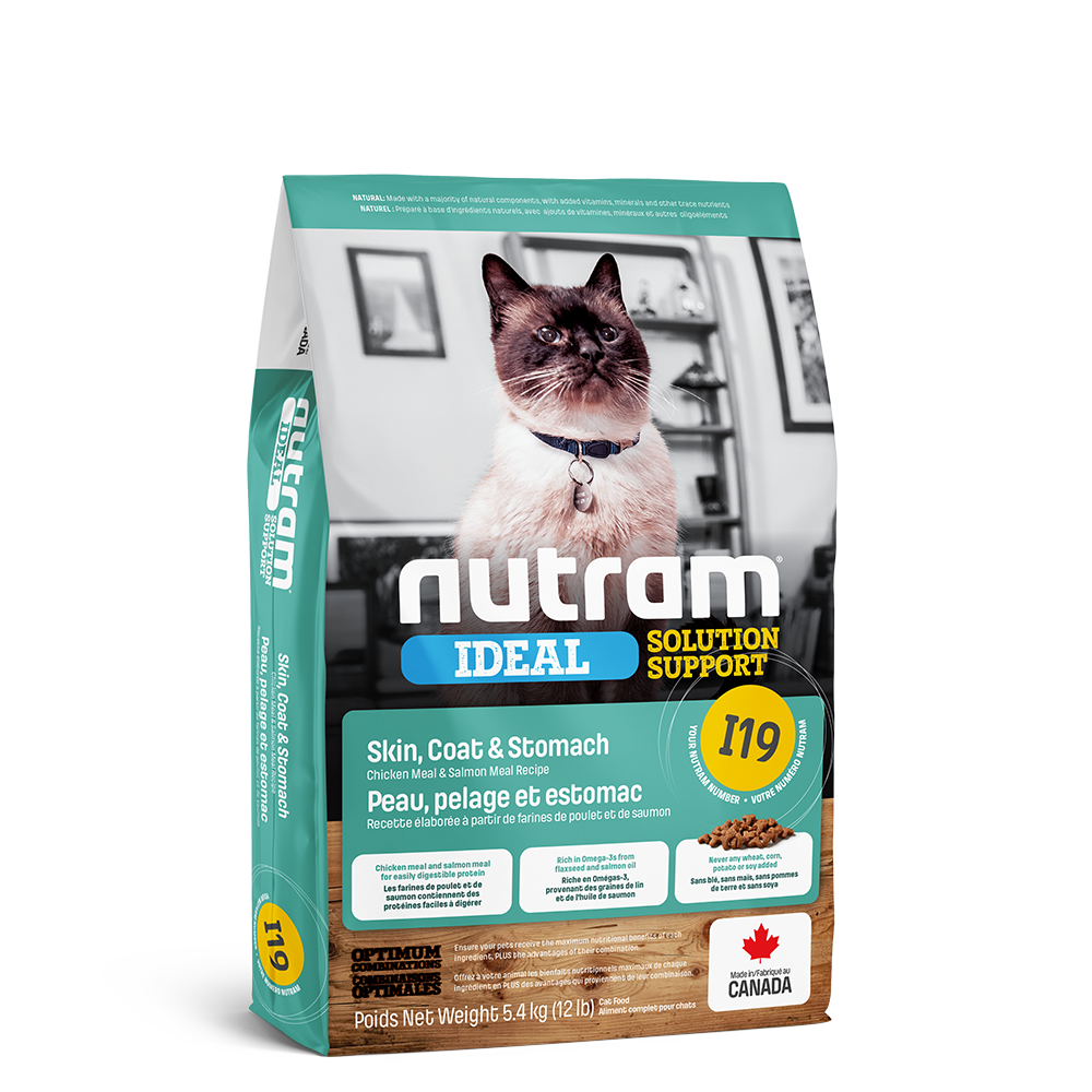Nutram | Skin, Coat & Stomach Cat - I19