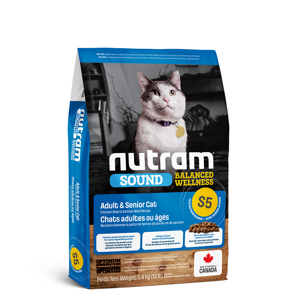 Nutram | Adult & Senior Cat - S5