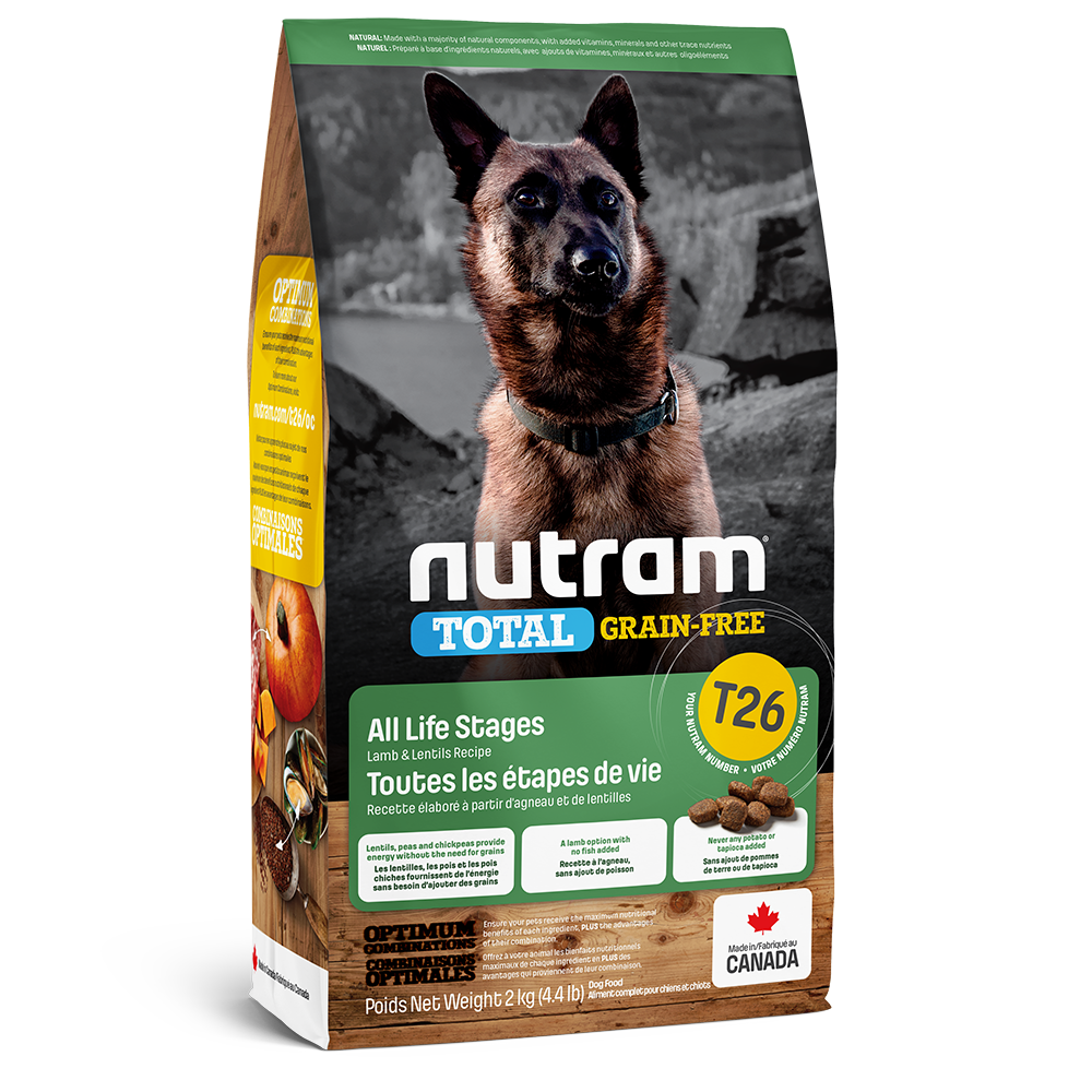 Nutram | Grain-Free Lamb & Lentils Dog - T26