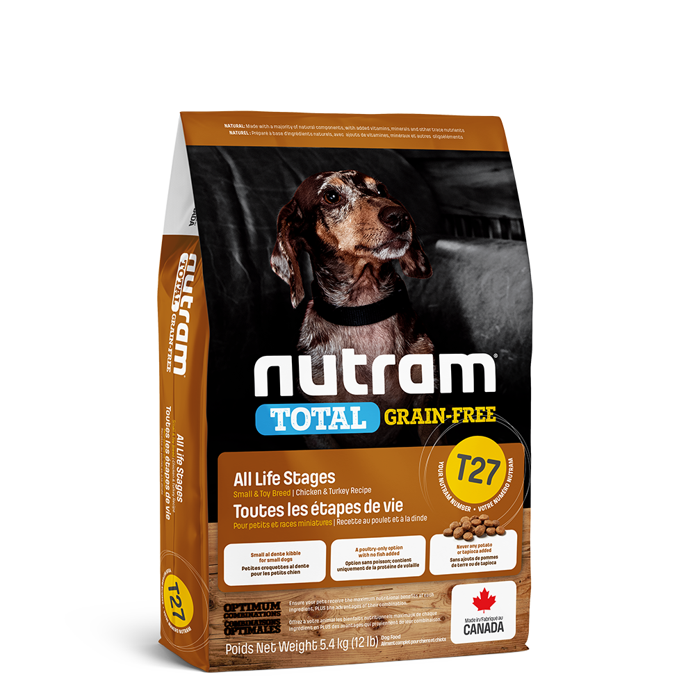 Nutram | Grain-Free Chicken & Turkey Small & Toy Breed Dog - T27