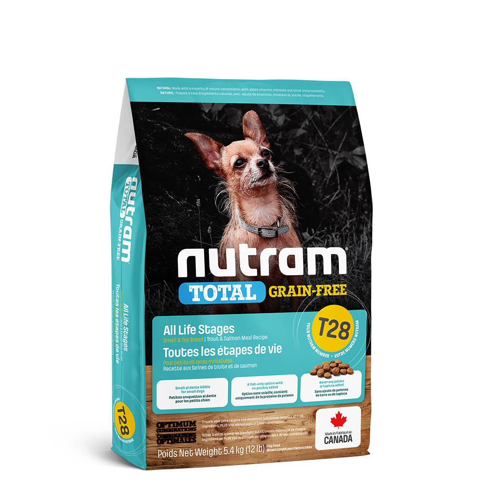 Nutram | Grain-Free Trout & Salmon Meal Small & Toy Breed Dog - T28
