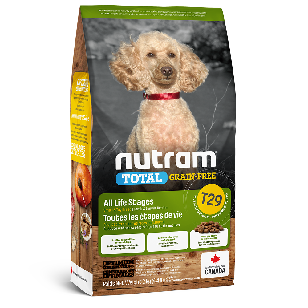 Nutram | Grain-Free Lamb & Lentils Small & Toy Breed Dog - T29